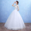 2021 Latest design lace wedding dress elegant sequined bridal dress